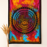 Hamsa Single Cotton Bedspread and Wall Hanging - SHAMTAM.COM