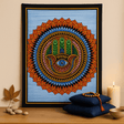 Hamsa Wall Art, Handbrushed Cotton - SHAMTAM.COM