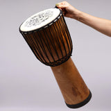 Djembe Drum Hamsa Wide Top - 22cm - SHAMTAM.COM