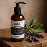 Hand and Body Wash Clary Sage Lavender 250ml - SHAMTAM.COM