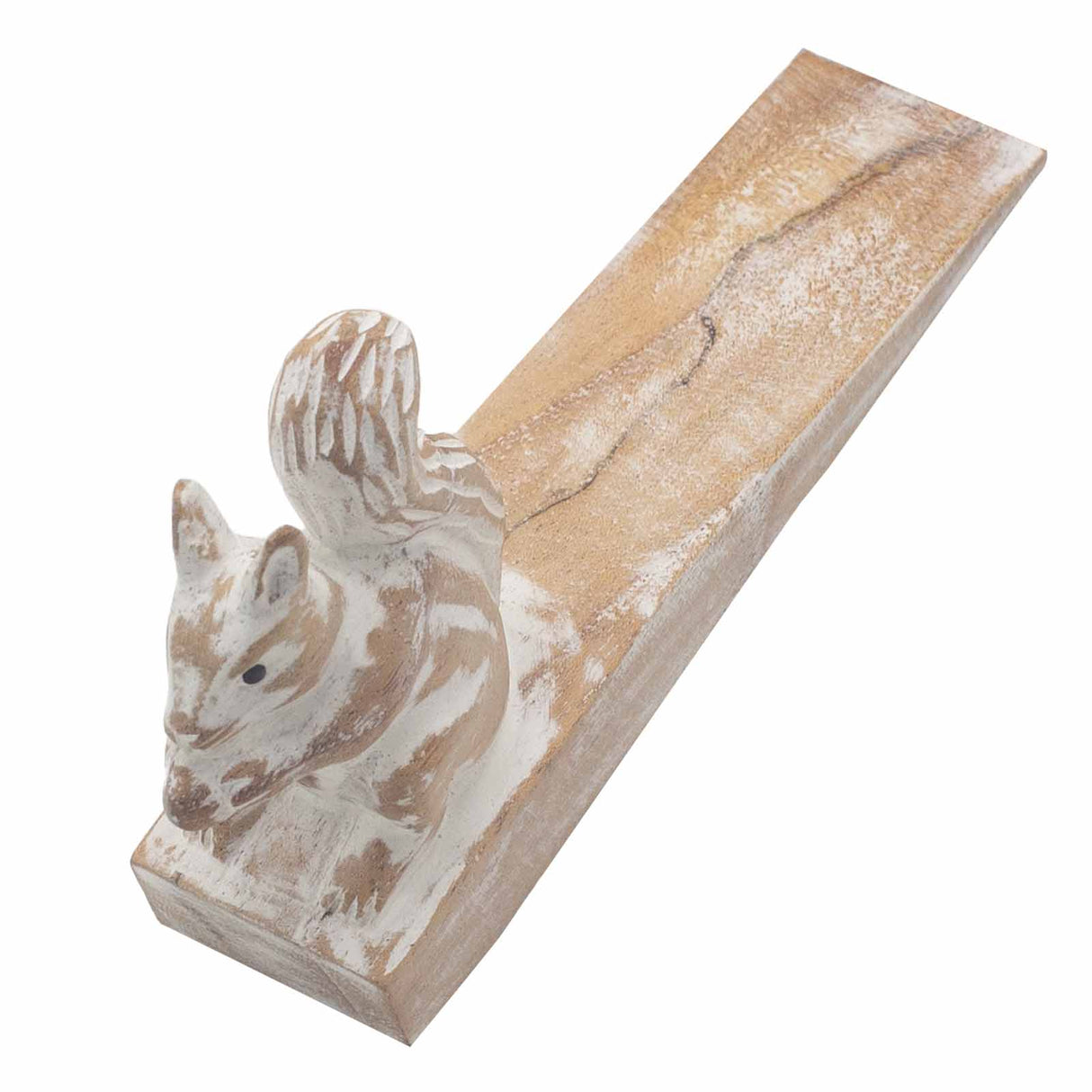 Decorative Door Stop - Hand carved - Squirrel - SHAMTAM.COM