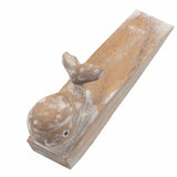 Decorative Door Stop - Hand carved - Whale - SHAMTAM.COM