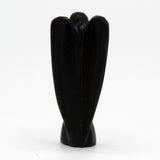 Black Agate Angel - Hand Carved Gemstone - SHAMTAM.COM