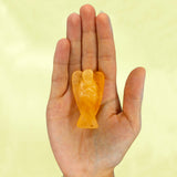 Yellow Aventurine Angel - Hand Carved Gemstone - SHAMTAM.COM