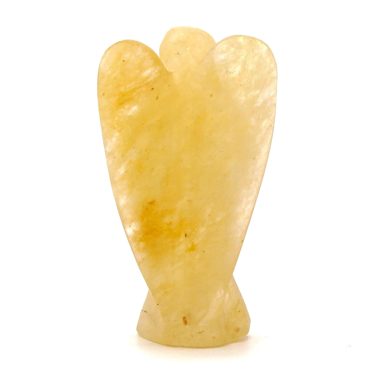 Yellow Aventurine Angel - Hand Carved Gemstone - SHAMTAM.COM