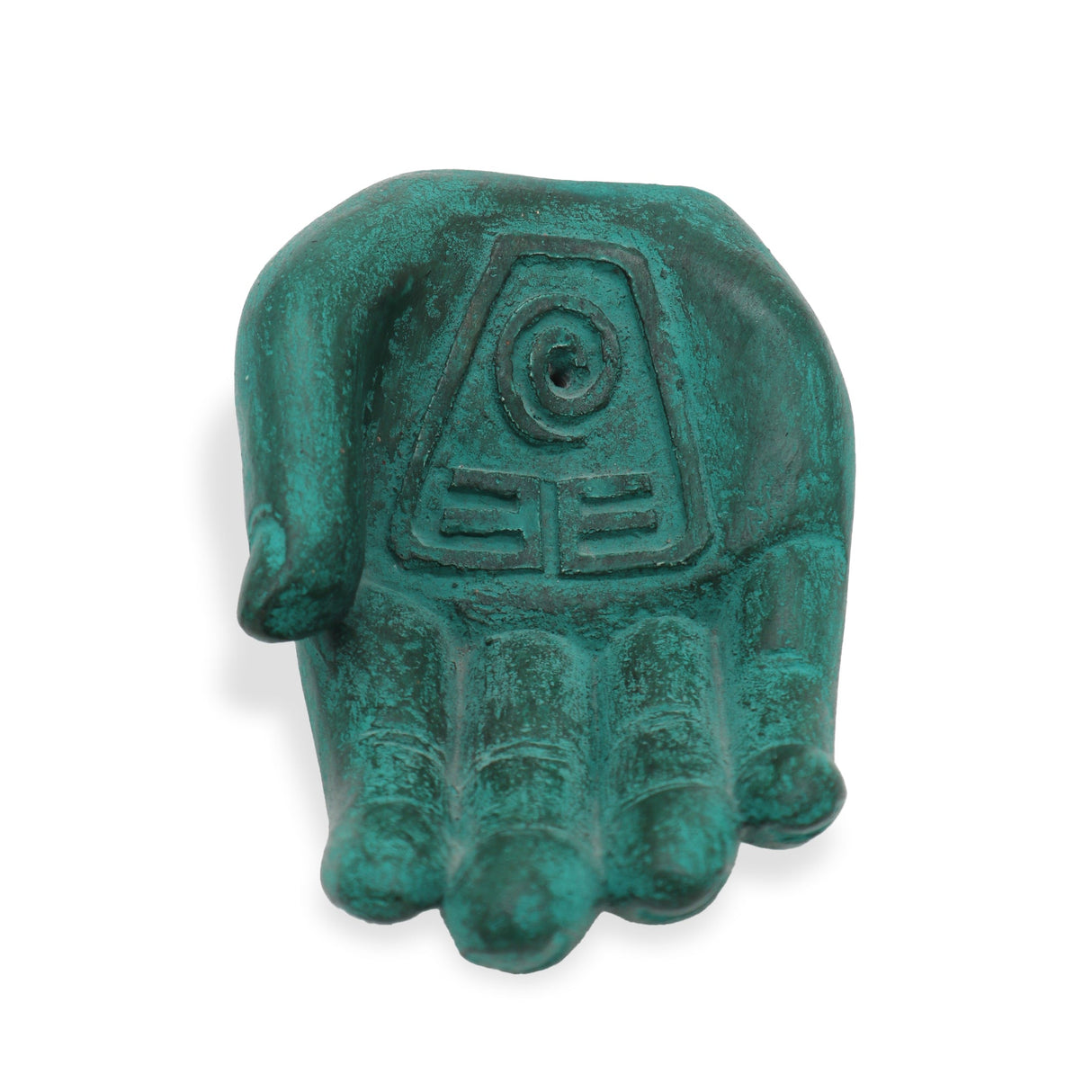 Hand Incense Burner - Earth Protect (green) - SHAMTAM.COM