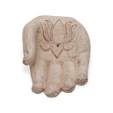 Hand Incense Burner - Lotus (white) - SHAMTAM.COM