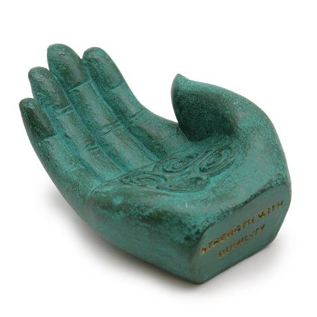 Hand Incense Burner - Strength (green) - SHAMTAM.COM