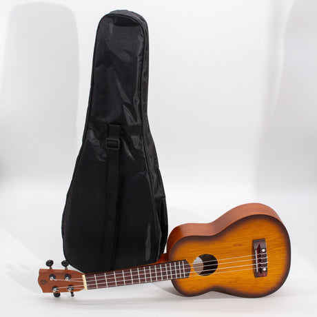 Handcrafted Blue Sunburst Ukulele - 4 - String Instrument with Stunning Finish and Resonant Sound - SHAMTAM.COM