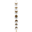 Handcrafted Brass Moon Phases Wind Chime with Soothing Bell - Bohemian Home Decor - SHAMTAM.COM