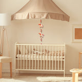 Handcrafted Felt Unicorn Wall Hanging Garland with Pink Accents and Embroidered Details - SHAMTAM.COM