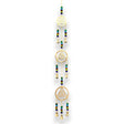 Handcrafted Indian Brass Celtic Drop Wind Chimes with 7 Melodic Bells - Vibrant Decorative Hanging Ornament - SHAMTAM.COM