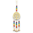 Handcrafted Indian Tree of Life Wind Chime with Chakra Beads and Brass Bells for Spiritual Balance and Home Décor - SHAMTAM.COM