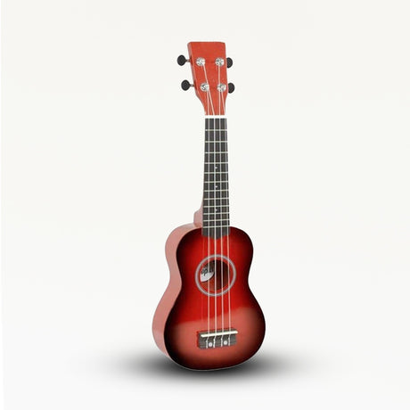 Handcrafted Indonesian 4 - String Ukulele with Natural Sunburst Finish - Perfect for Beginners & Pros - SHAMTAM.COM