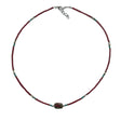 Handcrafted Nepalese Coral and Turquoise Tribal Bead Necklace with Adjustable Chain - SHAMTAM.COM