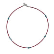 Handcrafted Nepalese Necklace with Vibrant Pink Coral and Turquoise Beads - Unique Gemstone Jewelry for Casual Wear - SHAMTAM.COM