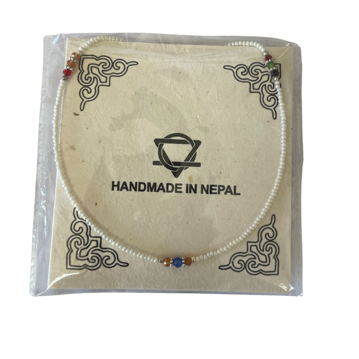 Handcrafted Nepalese Pearl & Cut Bead Necklace - Elegant Artisanal Jewelry with Traditional Craftsmanship - SHAMTAM.COM
