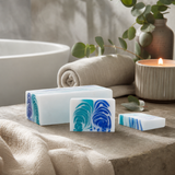 Handcrafted Soap Loaf 1.2kg - Marine Fresh — styled in a warm, naturally lit interior