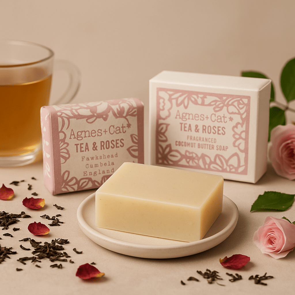 Handmade Bar Soap Tea And Roses 140g - SHAMTAM.COM