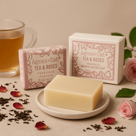 Handmade Bar Soap Tea And Roses 140g - SHAMTAM.COM