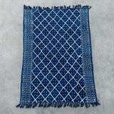 Handmade Indigo Throw - 170x120cm - Midnight Heerak - SHAMTAM.COM