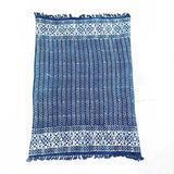 Handmade Indigo Throw - 170x120cm - Seedha Arrows - SHAMTAM.COM