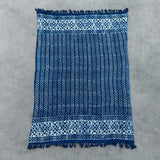 Handmade Indigo Throw - 170x120cm - Seedha Arrows - SHAMTAM.COM