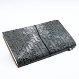 Handmade Leather Journal - Important Things To Do - Grey (80 pages) - SHAMTAM.COM