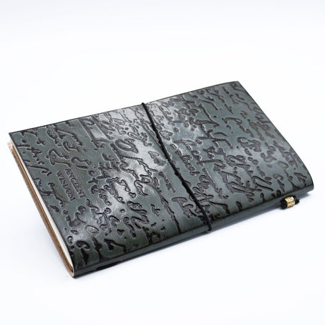 Handmade Leather Journal - Important Things To Do - Grey (80 pages) - SHAMTAM.COM