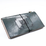 Handmade Leather Journal - Important Things To Do - Grey (80 pages) - SHAMTAM.COM