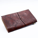 Handmade Leather Journal - My Bucket List Book - Brown (80 pages) - SHAMTAM.COM