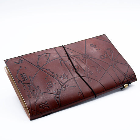 Handmade Leather Journal - My Bucket List Book - Brown (80 pages) - SHAMTAM.COM
