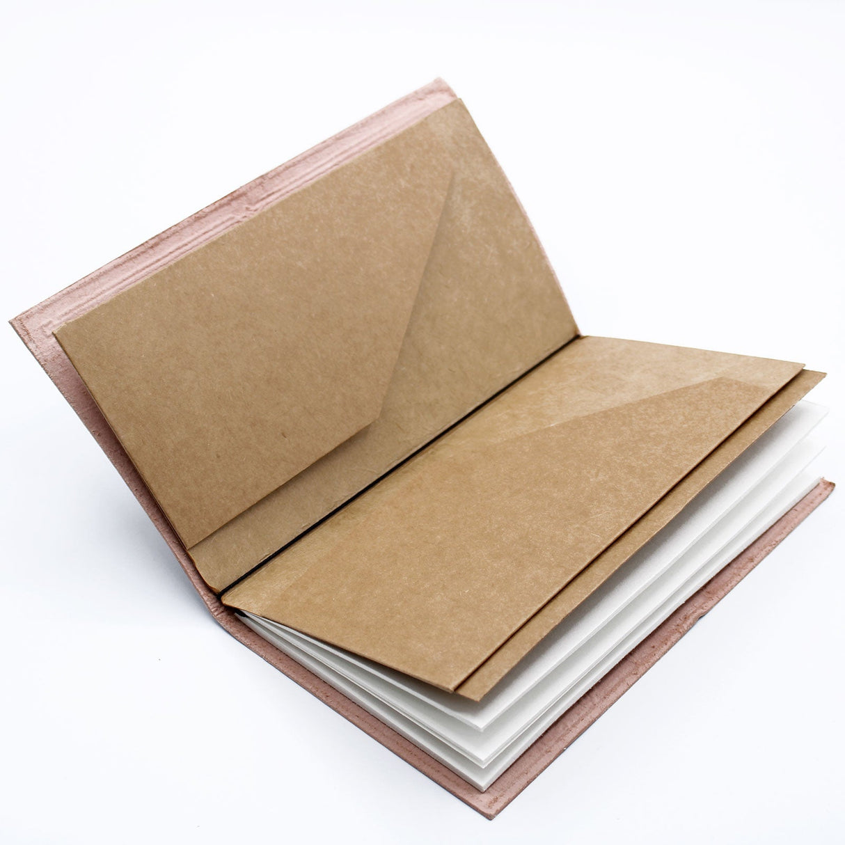 Handmade Leather Journal - True Friends - Brown (80 pages) - SHAMTAM.COM