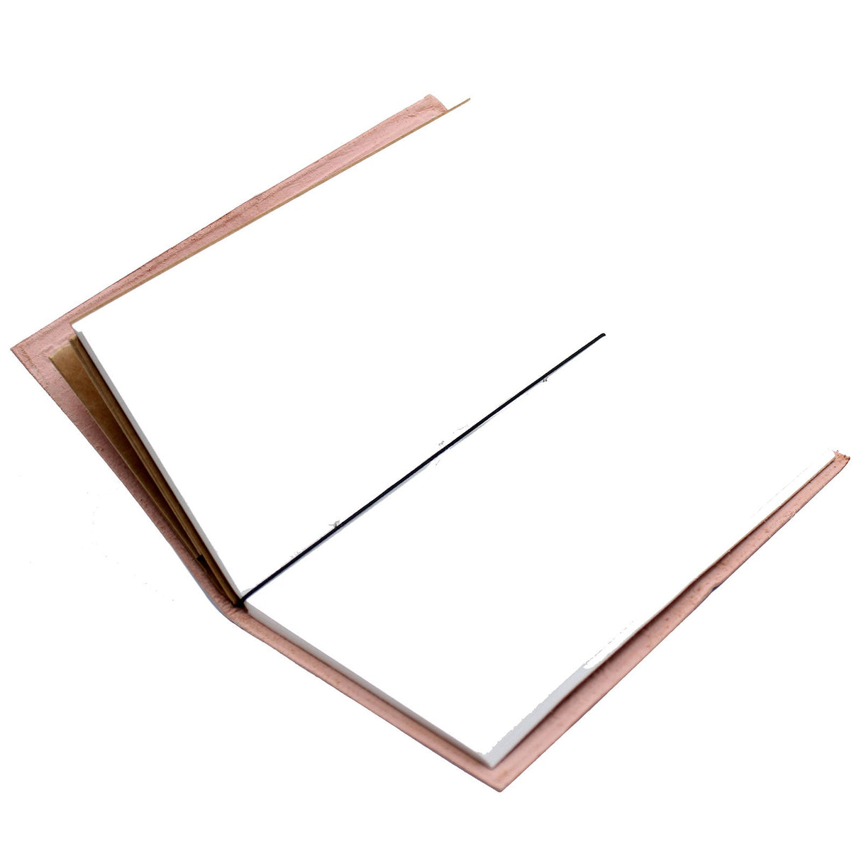 Handmade Leather Journal - True Friends - Brown (80 pages) - SHAMTAM.COM