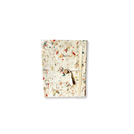 Handmade Marbled Lokta Pocket Notebook 12x8cm 80 Pages - SHAMTAM.COM
