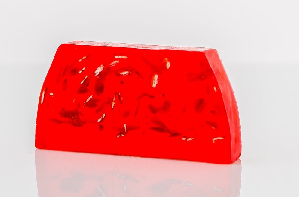 Handmade Soap Loaf - Pomegranate - 100g - SHAMTAM.COM