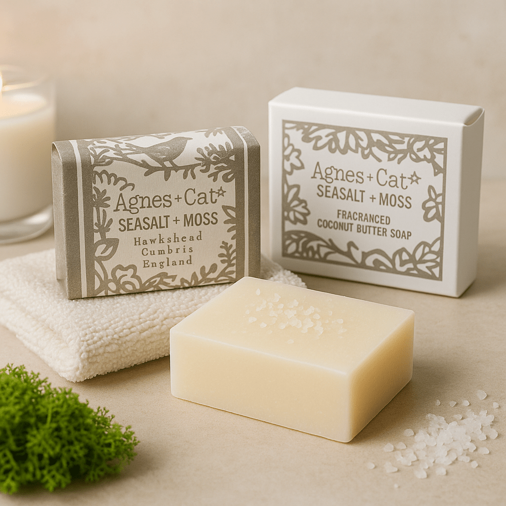 Handmade Soap Sea Salt and Moss 140g - SHAMTAM.COM