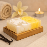 Handmade Vanilla Glycerin Soap Loaf 1.2 kg - SHAMTAM.COM