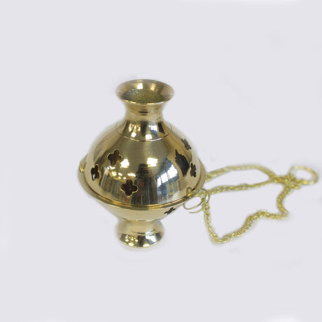 Hanging Brass Incense Burner - SHAMTAM.COM