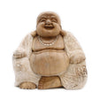 Happy Buddha - Whitewash 30cm - SHAMTAM.COM