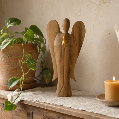 Hati-Hati Angel - Friendship- 25cm — styled in a warm, naturally lit interior