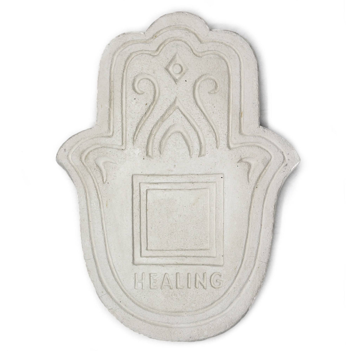 Healling Incense Plate - White Stone Effect - SHAMTAM.COM