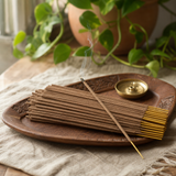 HEM Hexagonal Incense - Frankincense — styled in a warm, naturally lit interior