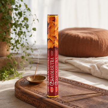 HEM Hexagonal Incense - Kamasutra — styled in a warm, naturally lit interior