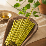 HEM Hexagonal Incense - Patchouli — styled in a warm, naturally lit interior