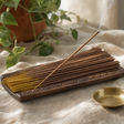 HEM Hexagonal Incense - Vanilla — styled in a warm, naturally lit interior