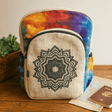 Hemp Backpack Large Tie - Dye Mandala - SHAMTAM.COM
