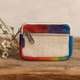 Hemp Pouch Tie - Dye Square Zipper Wallet - SHAMTAM.COM