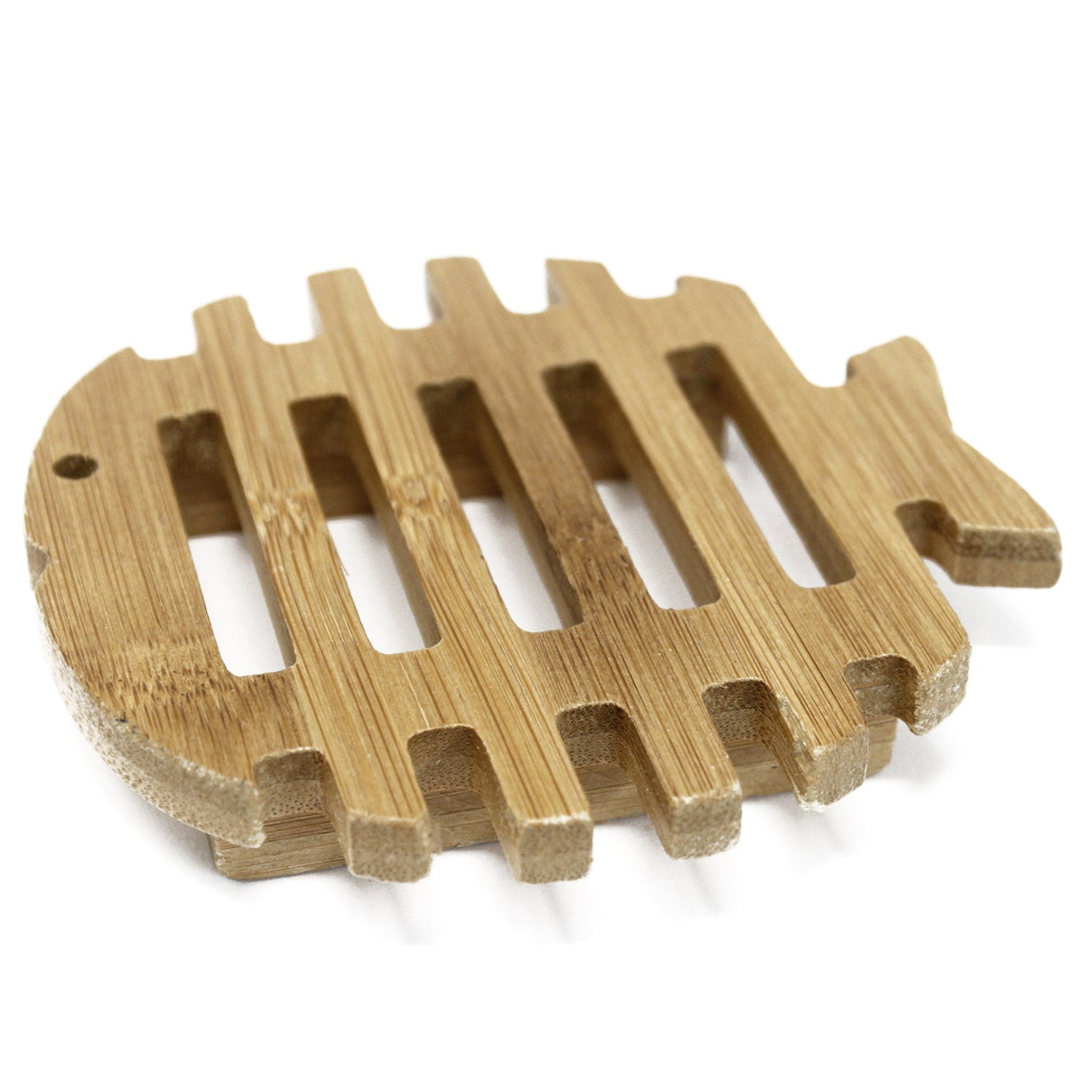 Hemu Wood Soap Dish - Fish - SHAMTAM.COM