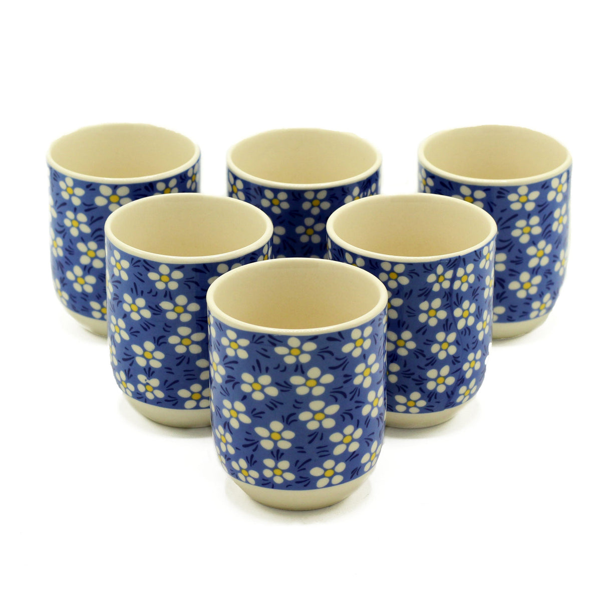 Tea Cups - Blue Daisey - SHAMTAM.COM